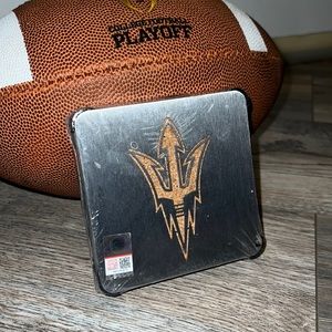 Arizona State University (ASU) 4-pack stainless steel drink coasters